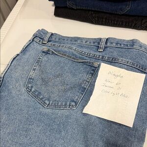 Waist 60 inseam 31 Light Blue Denim Jeans